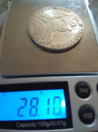Moneda Plata Thaler María Teresa 1780