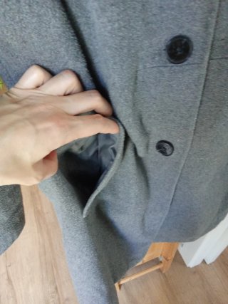 Abrigo gris Oxmo