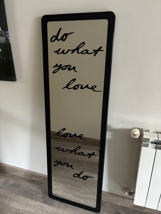 Espejo decorativo con frase inspiradora