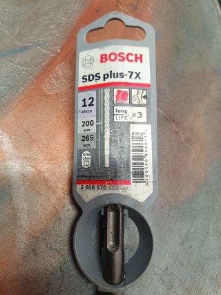 Brocas Bosch SDS plus 5X y 7X (8 y 12 mm)