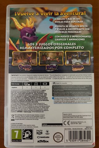 Trilogia di Spyro R. per Nintendo Switch