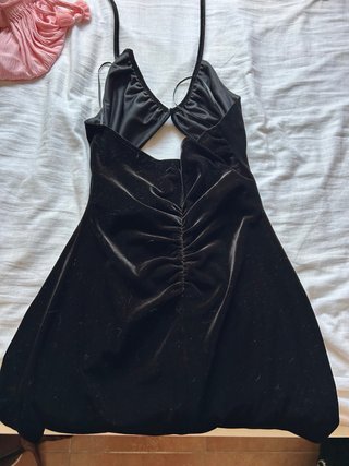 Vestido Negro Zara Talla S