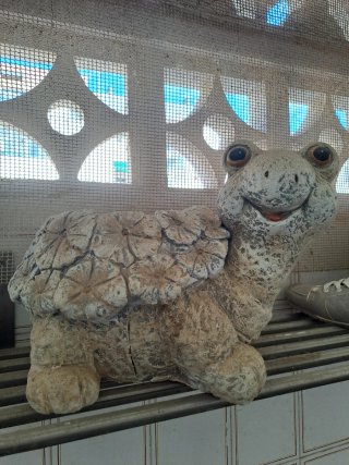 Tartaruga decorativa in pietra
