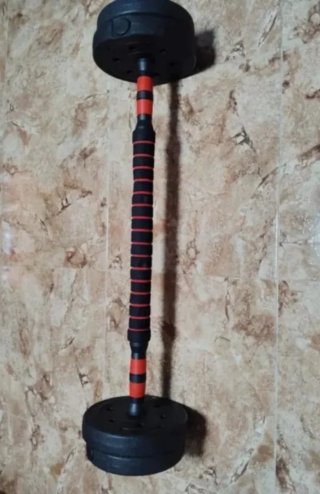 Mancuernas ajustables 2 en 1.