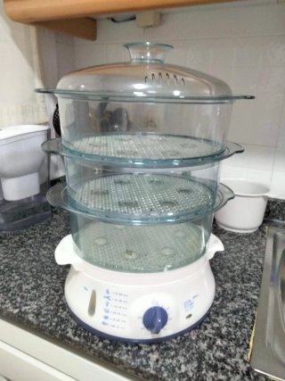 Vaporera Eléctrica plastico 3 Niveles
