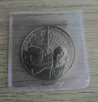 Lote Monedas Francia Notre Dame y Libra