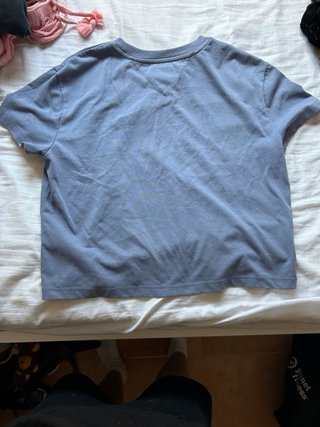 Camiseta Tommy Jeans Azul Logo Pequeño