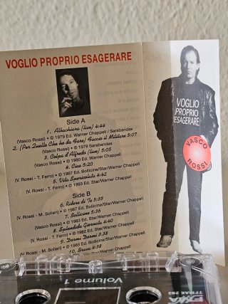 Vasco Rossi Voglio Proprio Esagerare Vol 1 MC 1993