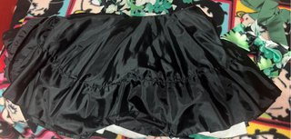 Vestido fiesta mujer floral verde negro