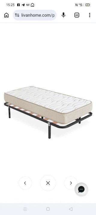 Somier y colchón 90cm nuevo