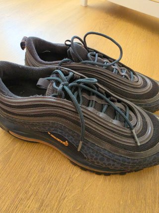 Zapatillas Nike Air Max 97 Negras Naranja