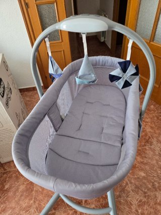 Chicco 5en1: moisés, cuna, hamaca, trona, silla.