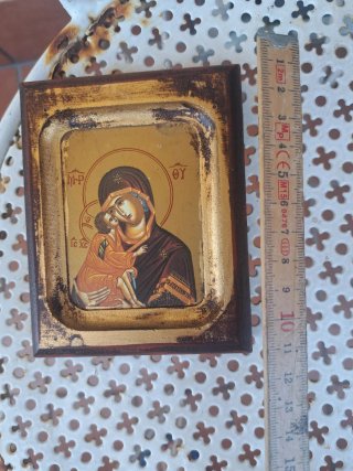Icona Sacra Madonna con Bambino