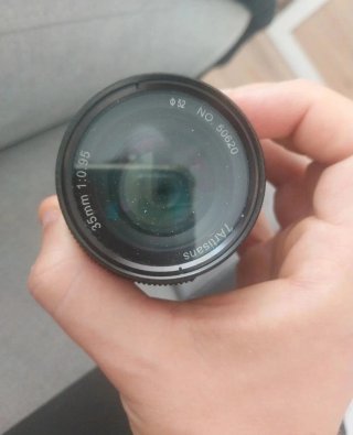 Objetivo 7artisans 35mm f0.95 vintage buena calida