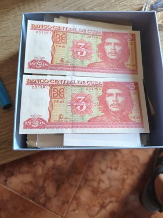 3 Pesos Cubanos Che Guevara 2005