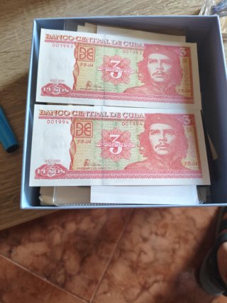 3 Pesos Cubanos Che Guevara 2005