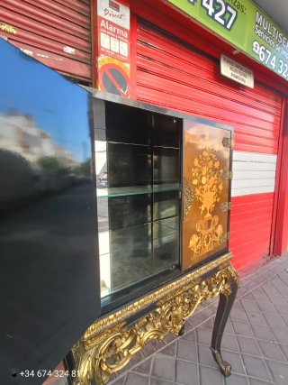 Mueble Bar Vintage Madera y Metal