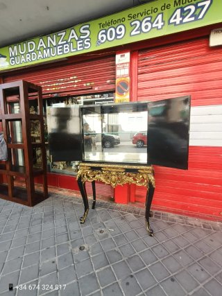 Mueble Bar Vintage Madera y Metal