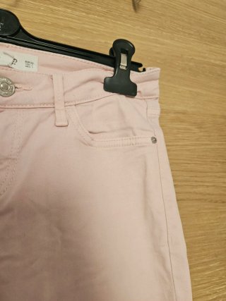 Pantalones Mango Rosas Talla 36