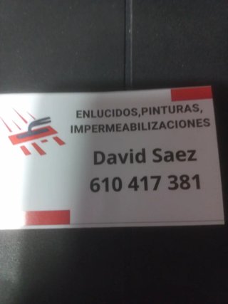 Servicios de pintura y enlucidos