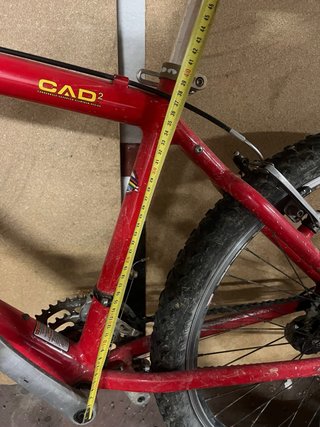 Bicicleta Cannondale Roja