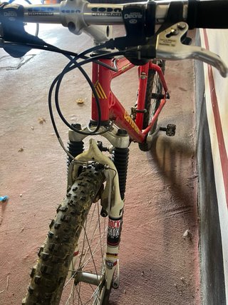 Bicicleta Cannondale Roja