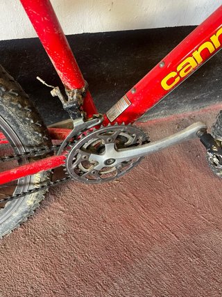 Bicicleta Cannondale Roja