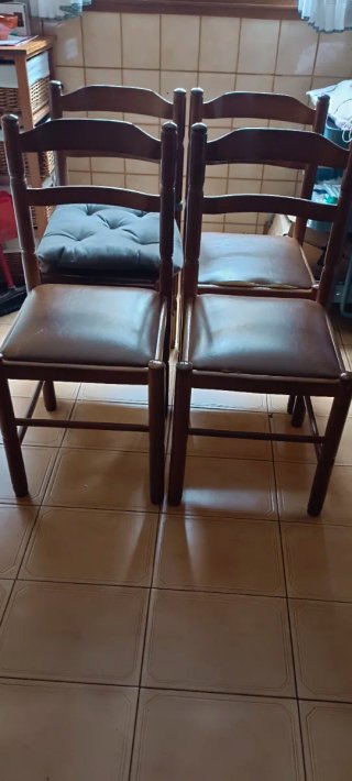 Mesa ovalada mármol y madera con 2 cajones