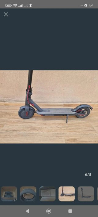 Patinete Eléctrico Negro