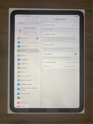 iPad 11ª Gen 128GB Wifi