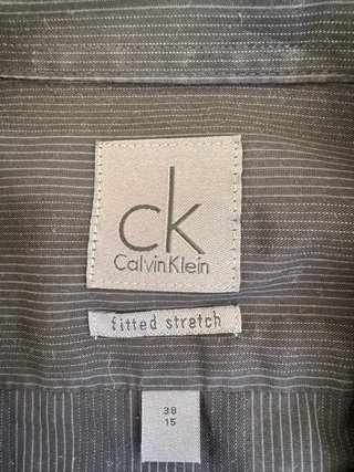 Camisa Calvin Klein negro Rayas