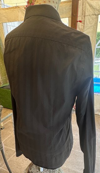 Camisa Calvin Klein negro Rayas