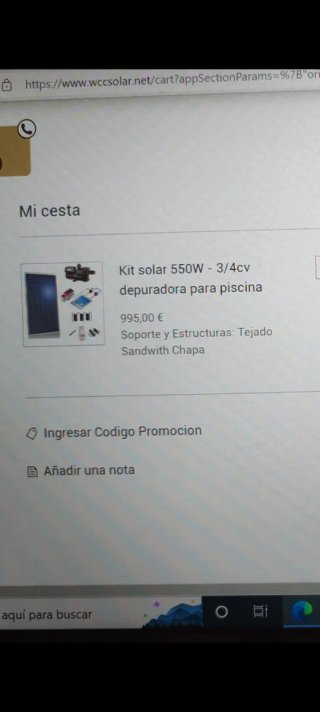 Piscina con depuradora solar ideal para fincas