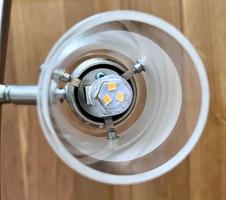 Lámpara techo inox 4 focos led
