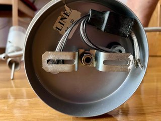 Lámpara techo inox 4 focos led