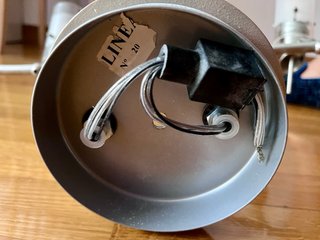 Lámpara techo inox 4 focos led