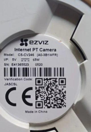 Cámara Internet PT Ezviz CS-CV246 Blanca