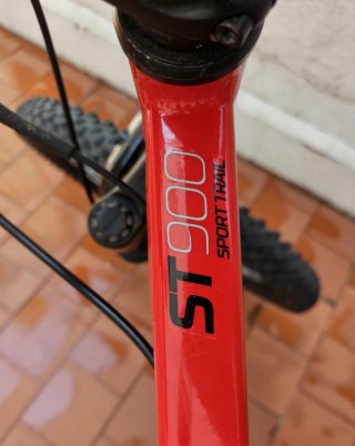 Bicicleta Montaña Infantil Rockrider Roja