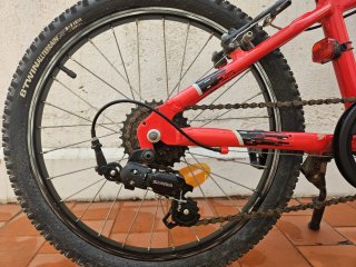 Bicicleta Montaña Infantil Rockrider Roja