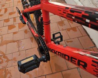 Bicicleta Montaña Infantil Rockrider Roja