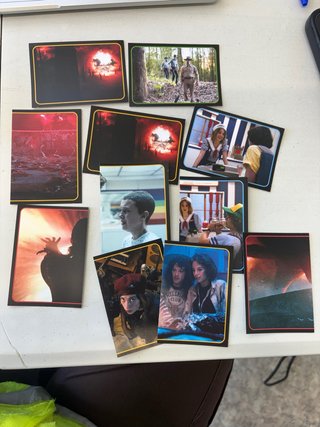 10 cromos Stranger Things