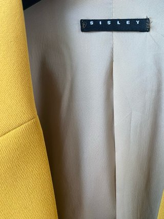 Blazer donna Sisley giallo