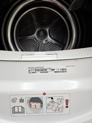 Secadora Bosch Serie 6, 8kg Bomba de Calor+grantia