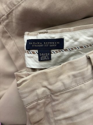 Pantalones Chinos Banana Republic Hombre Beige