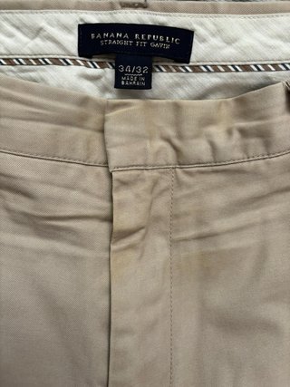 Pantalones Chinos Banana Republic Hombre Beige