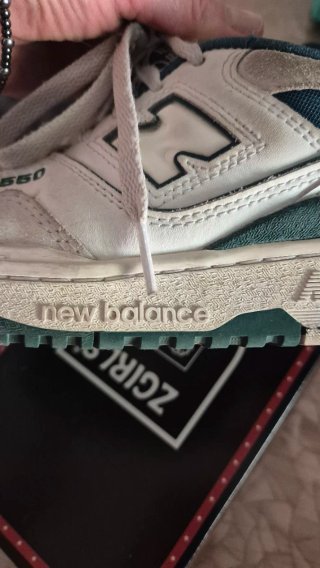 New Balance 550 Bianche e Verdi