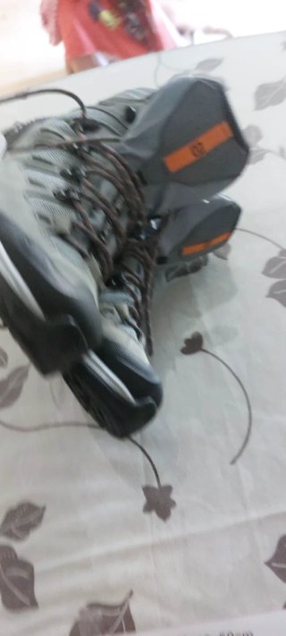 Botas Salomon Mujer Montaña Gris Naranja