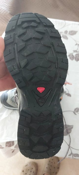 Botas Salomon Mujer Montaña Gris Naranja