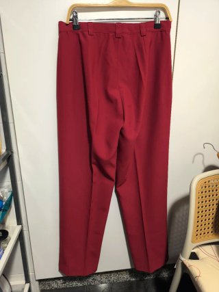Traje de chaqueta rojo