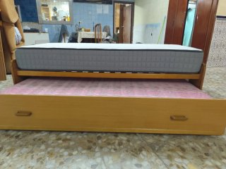 Cama nido con colchón y somier